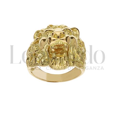 versace anello uomo leone|Collezione anelli .